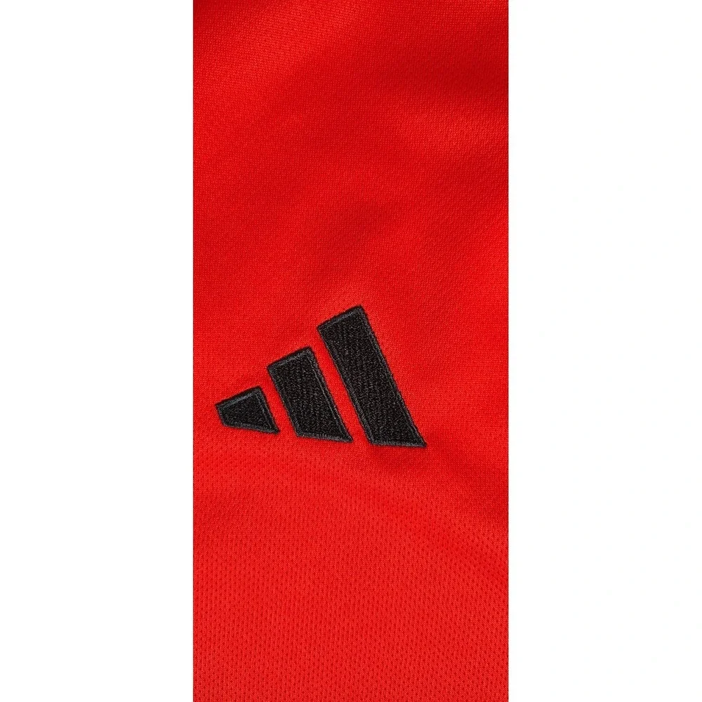 Adidas Belgium 2022-23 World Cup Flaming Shorts Sleeve Soccer Jersey Mens LG - Picture 3 of 12